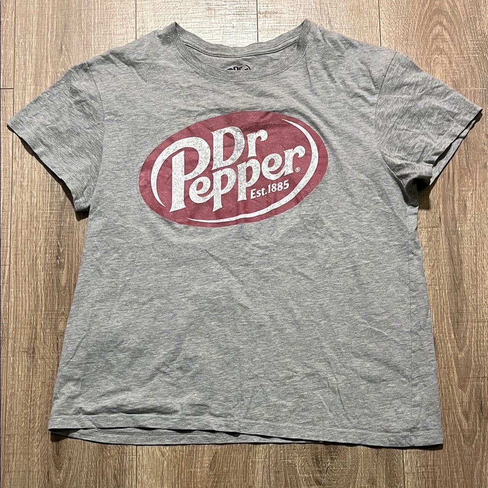 Women’s Gray Dr Pepper Graphic T-Shirt Size XL
